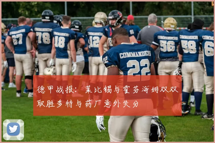 德甲战报：莱比锡与霍芬海姆双双取胜多特与药厂意外失分